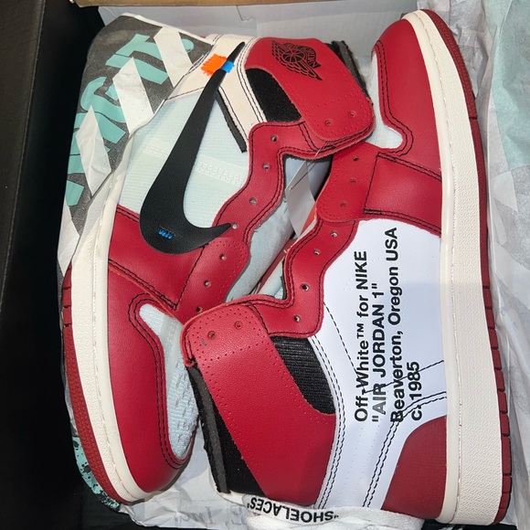 Size 10 - Jordan 1 Retro OG x Off-White High Chicago - Picture 2 of 5